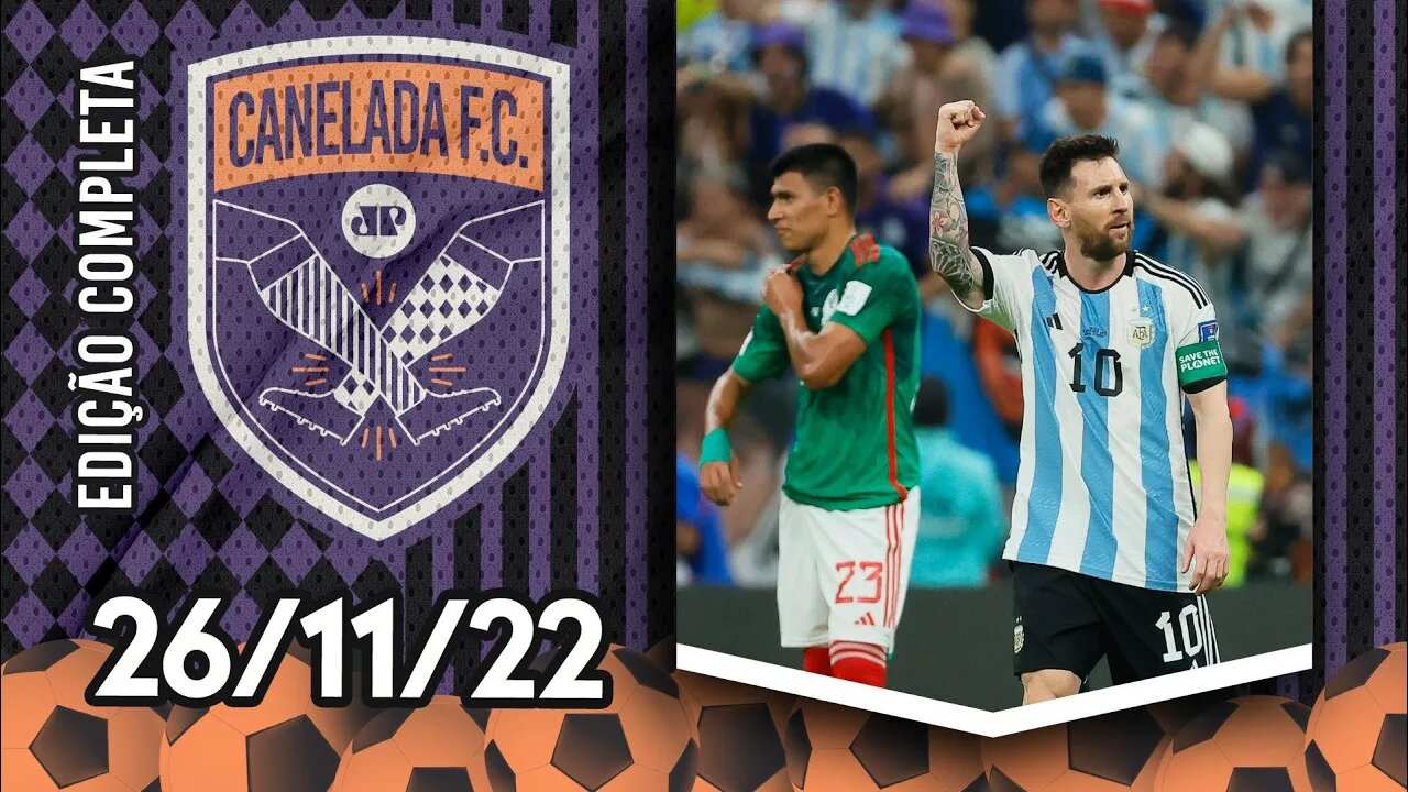 MESSI DECIDIU! Argentina VENCE o México com LINDOS GOLS e "RESPIRA" na Copa do Mundo! | CANELADA