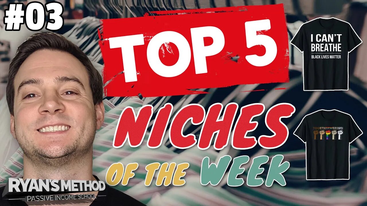 TOP 5 NICHES 🔥 Print on Demand Niche Research #3 — (5/31/2020)