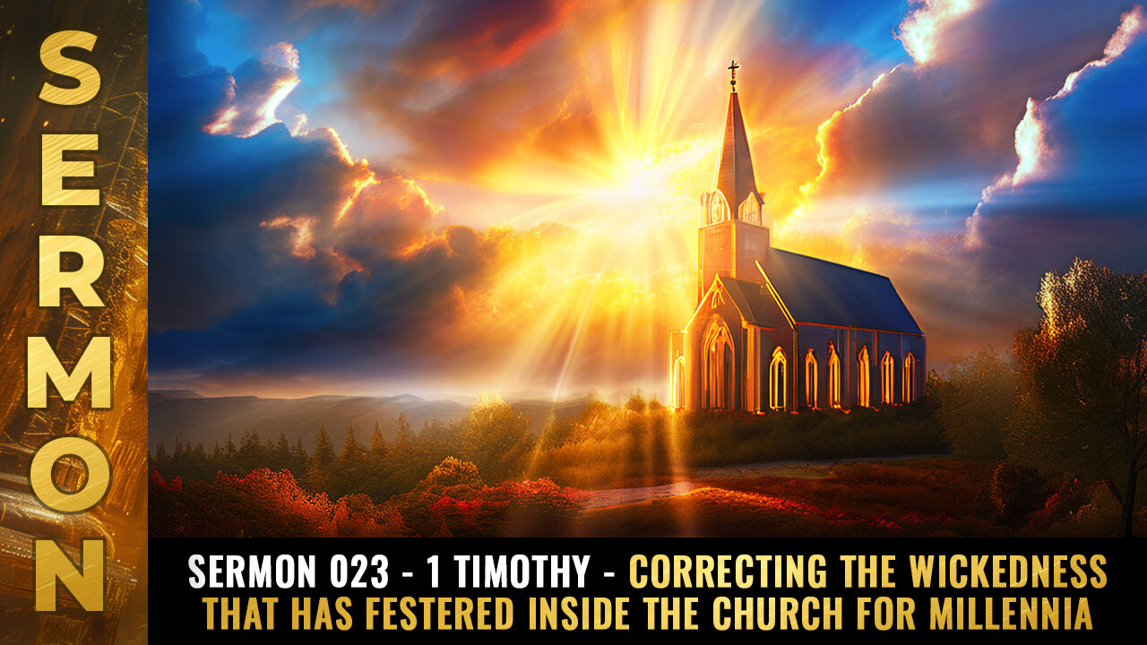 Sermon #023 - 1 Timothy - Correcting the WICKEDNESS that has festered inside...