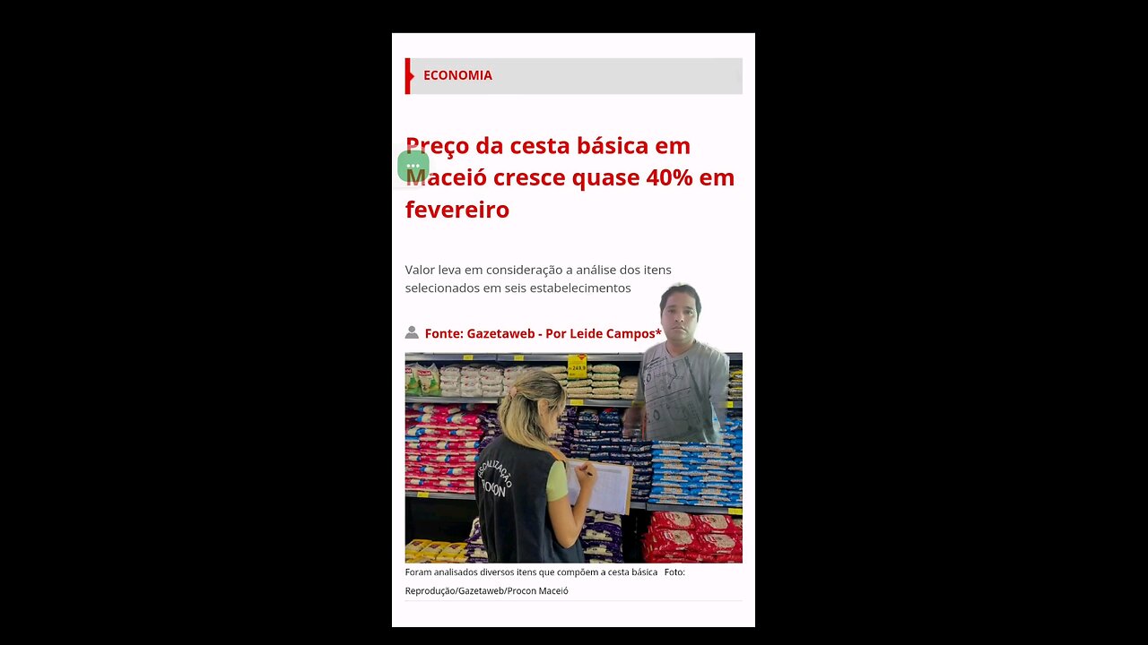 Alimentos básico nas alturas em Maceió Alagoas