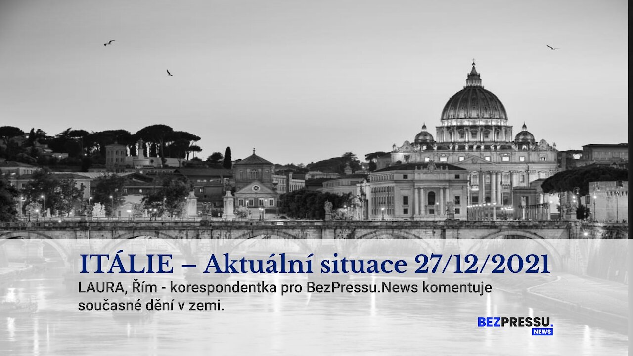 ITÁLIE – Aktuální situace 27/12/2021