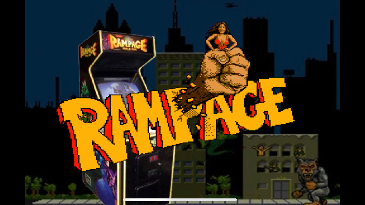 Rampage - Tapper Gameplay - Let's Play Rampage