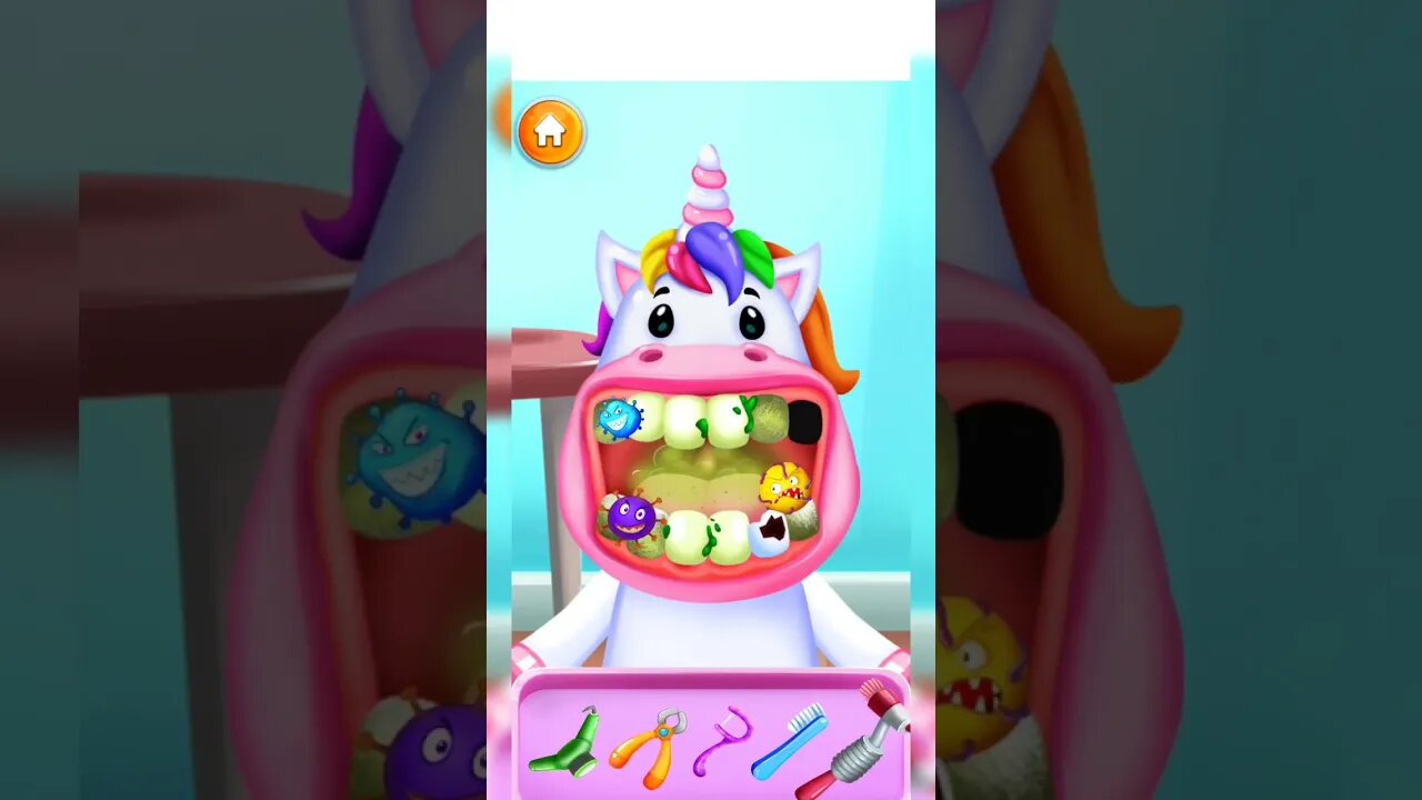 take out a bad tooth and get a new one #kidsvideo #subscribe #kids game