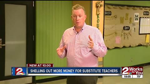 Shelling out more money for substitute teachers