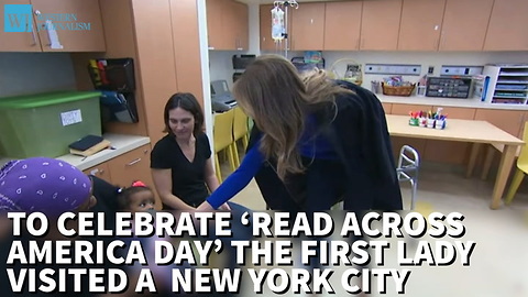 Melania Trump Reads To Sick Children On ‘Read Across America Day’