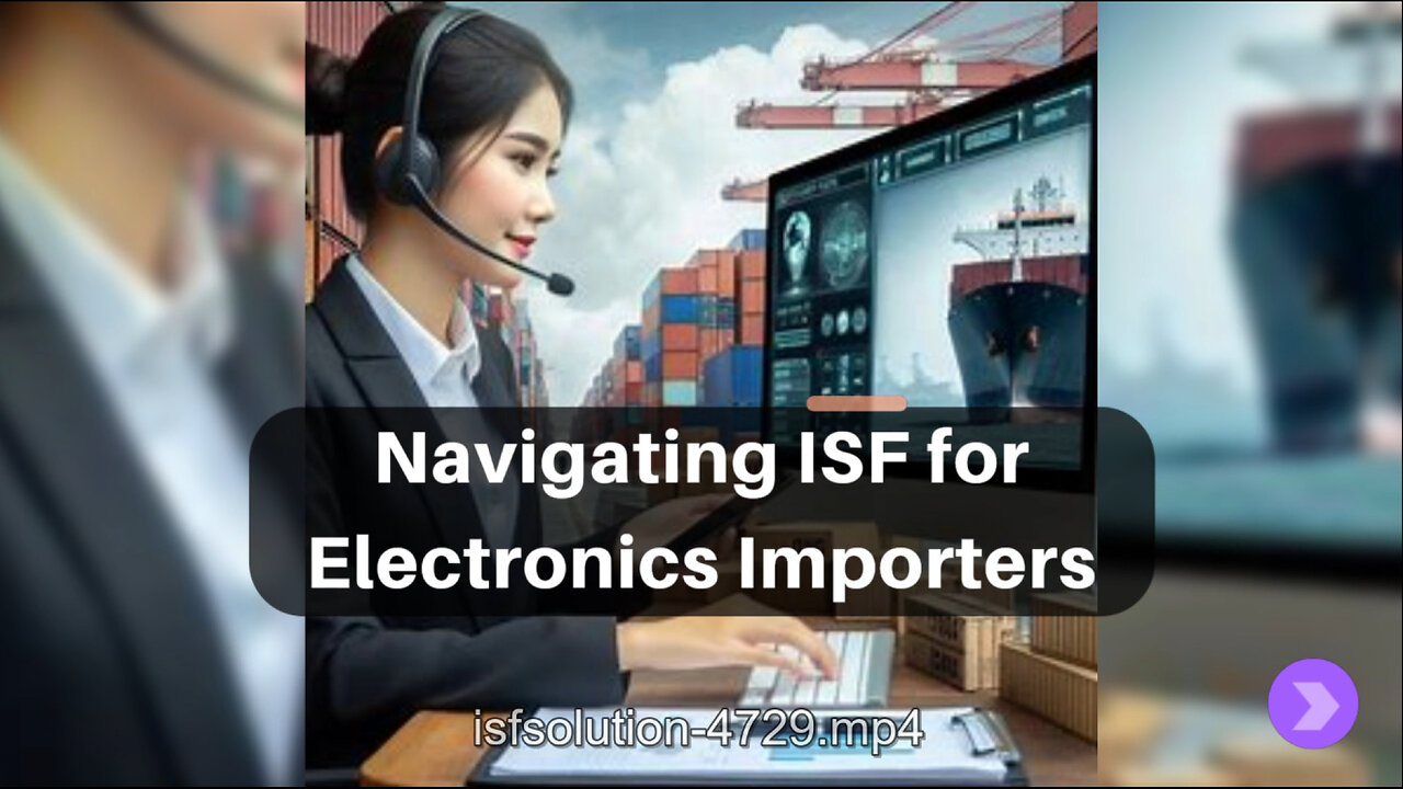 Mastering ISF Compliance: Electronics Imports