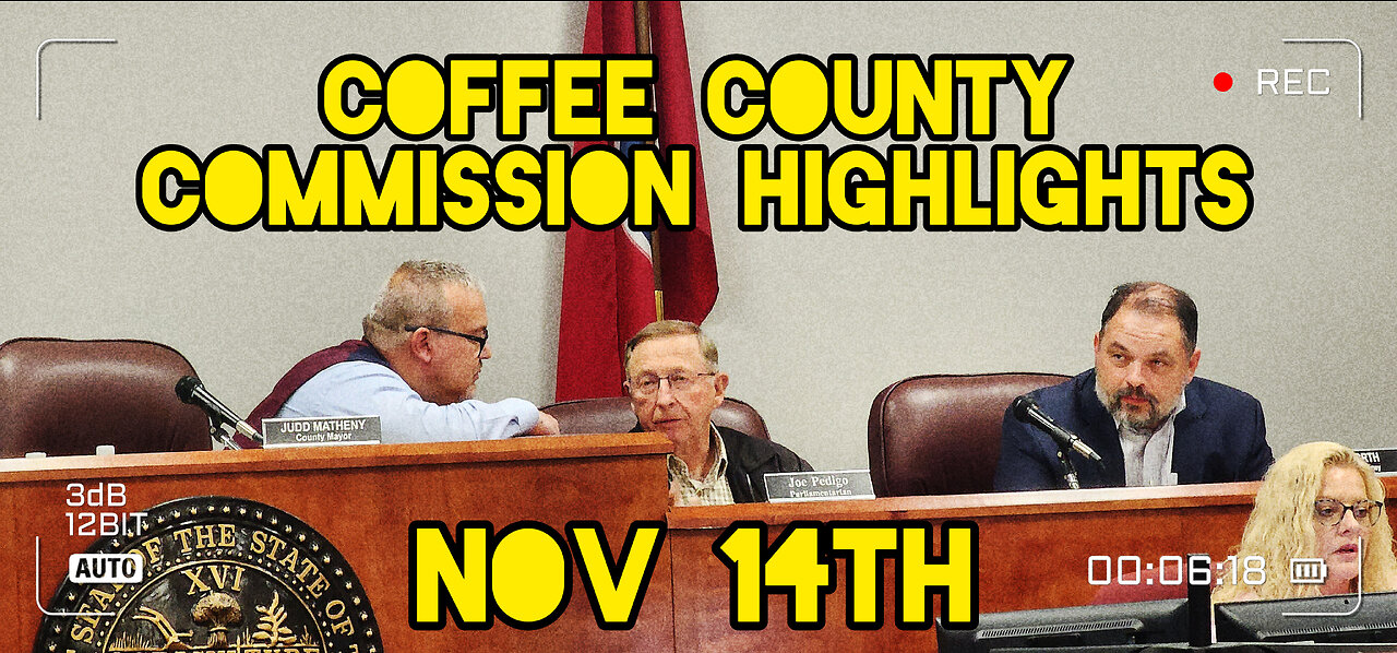 Coffee County Commission Highlights Nov 14 2023