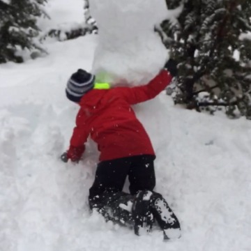 Kid vs Snowman: Who Will Win?