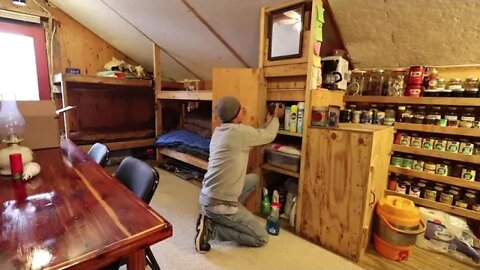 THE TENT Last time up before Deer Hunting Cold Snow Stands Rifles Tent cooking My Dad