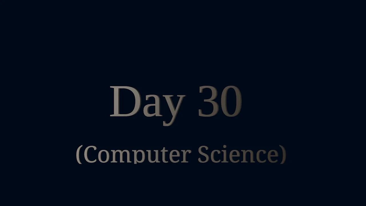 030 - COMPUTER SCIENCE: Network and Cloud Computing