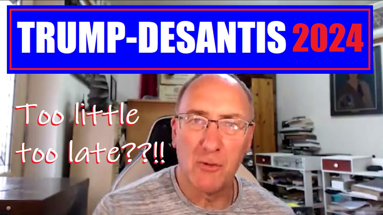 TRUMP-DESANTIS 2024- THE PLAN TO THWART THE HISTORICAL UNREST OF 'WE THE PEOPLE'??