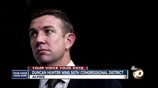 Hunter declares victory in 50th district