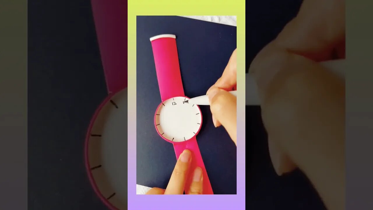 kreatif membuat jam tangan dari gelas plastik #origami #origamicraft #origamitutorial