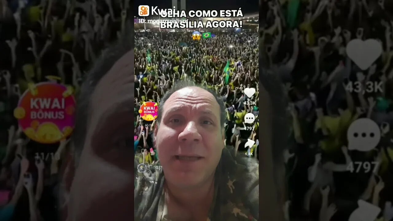 Brasília lotada na Resistência Civil contra Lula