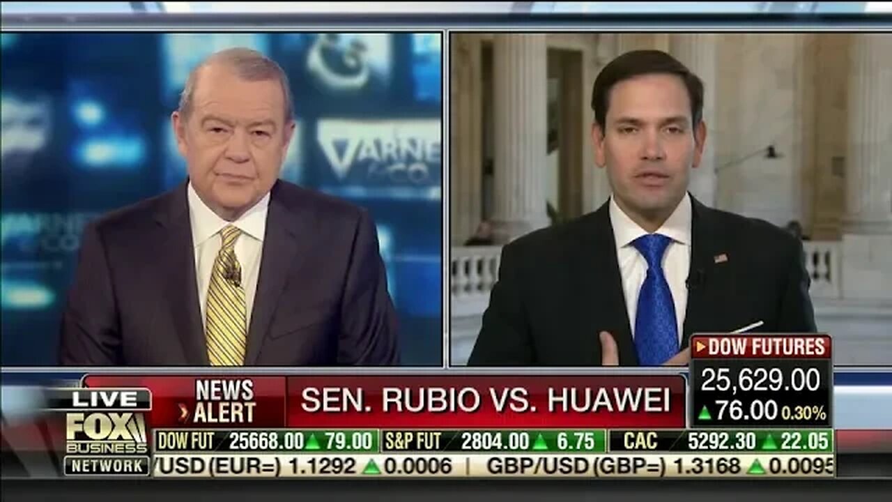 Rubio Joins Stuart Varney on Fox Business to Discuss the Threat China Poses to Our National Security