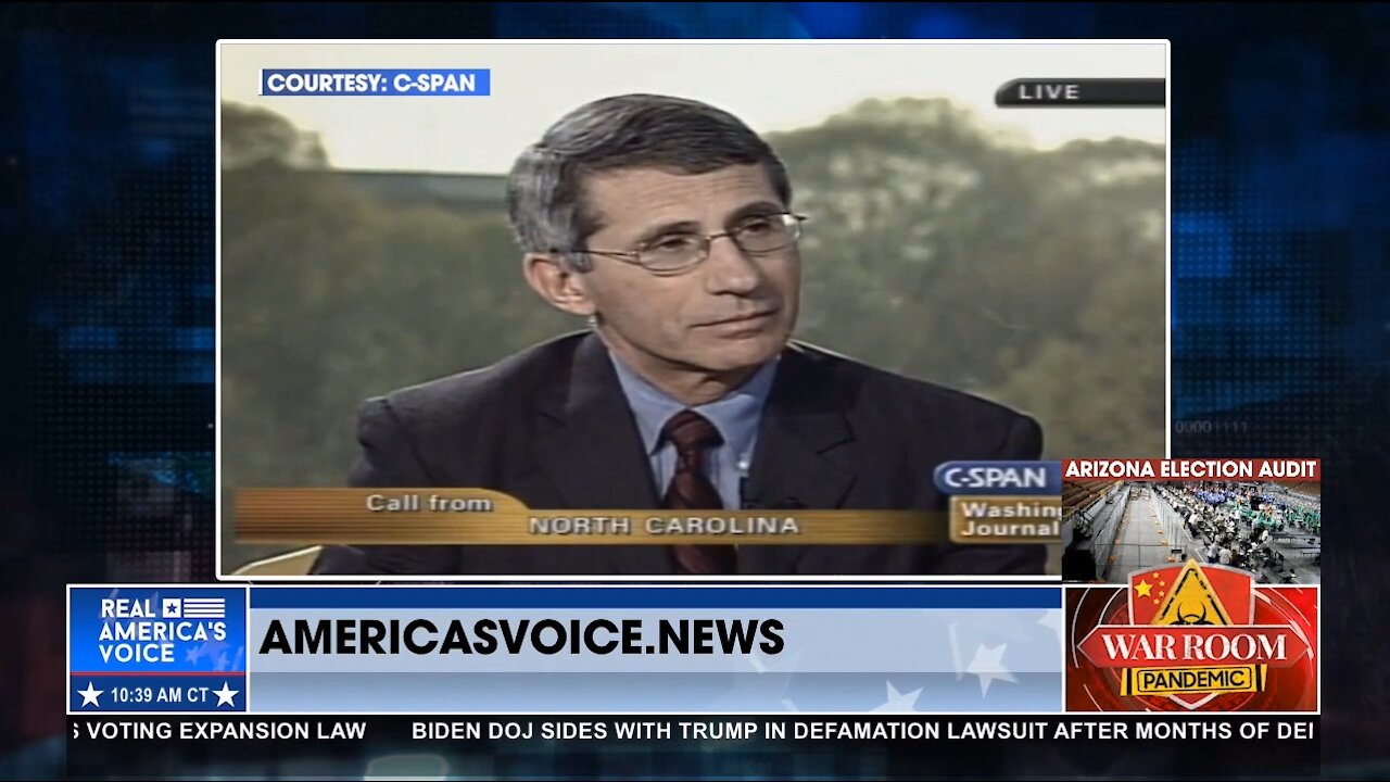 Watch: C-Span Caller Nailed Fauci and Told Him to Resign 18 Years Ago