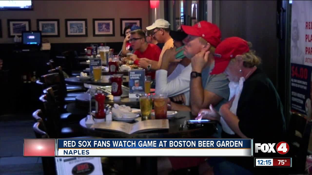 Local Red Sox fans rejoice after team takes Game 1