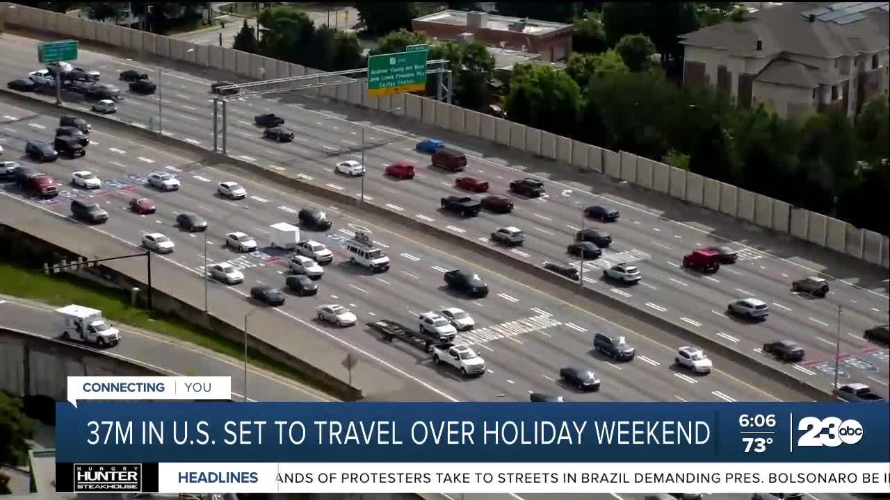 37M in U.S. set to travel during holiday weekend