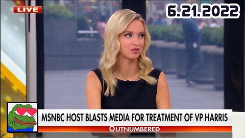 MSNBC host claims White male media treats VP Harris unfairly