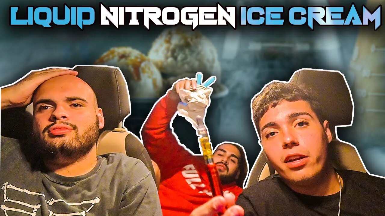 Stoners Try Nitrogen Ice Cream! (Faded Food Review)