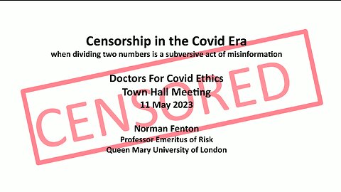 Censorship in the Covid Era