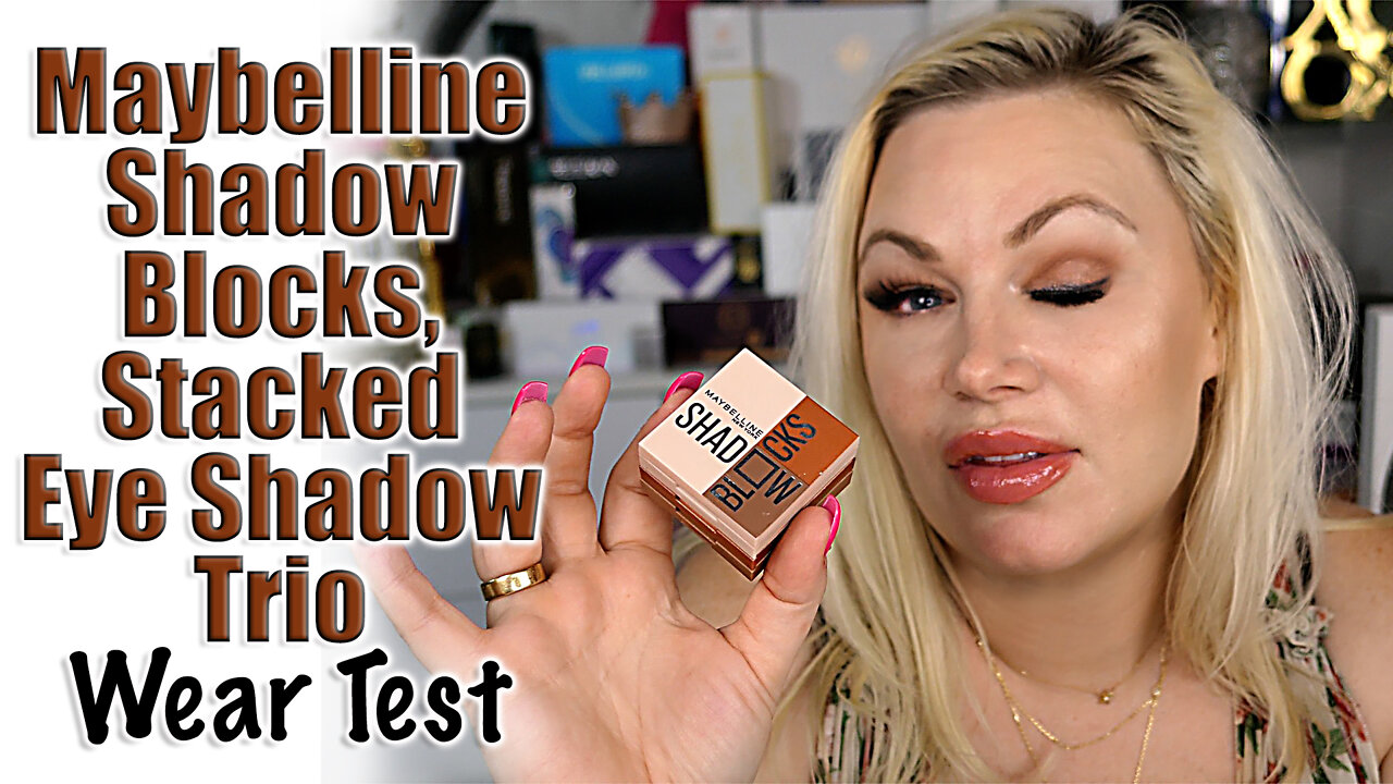 Maybelline Shadow Block Stacked Trio Wear Test | Code Jessica10 saves you $ at All Approved Vendors