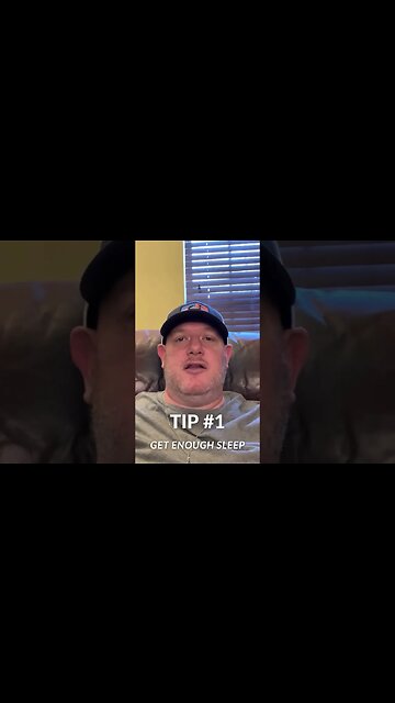 TIP #1 Get Enough Sleep #shorts
