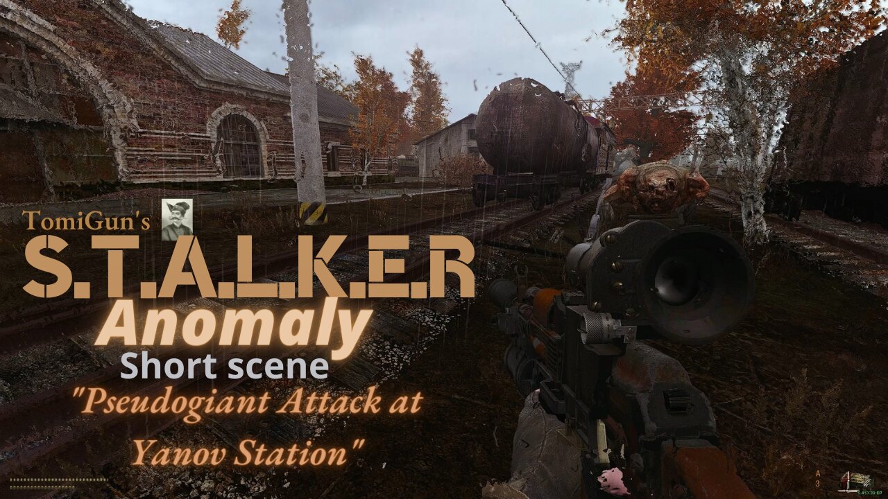 Pseudogiant Attack at Yanov Station - S.T.A.L.K.E.R Anomaly Short Scene