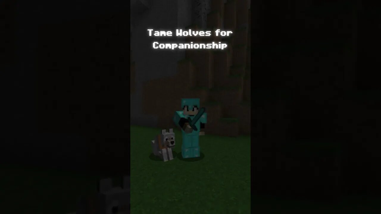 Minecraft Facts - “Chapter 19 - Tame Wolves For Companionship”