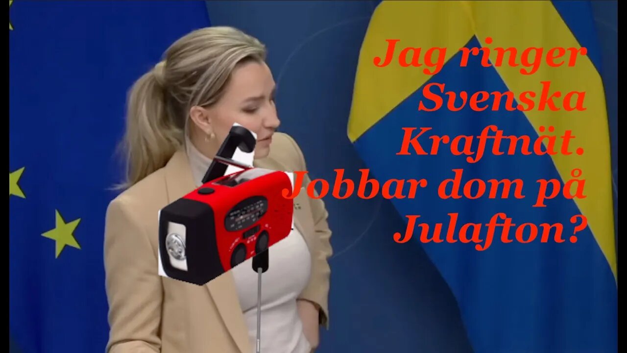 Jag ringer svenska kraftnät och kollar om du arbetar på julafton