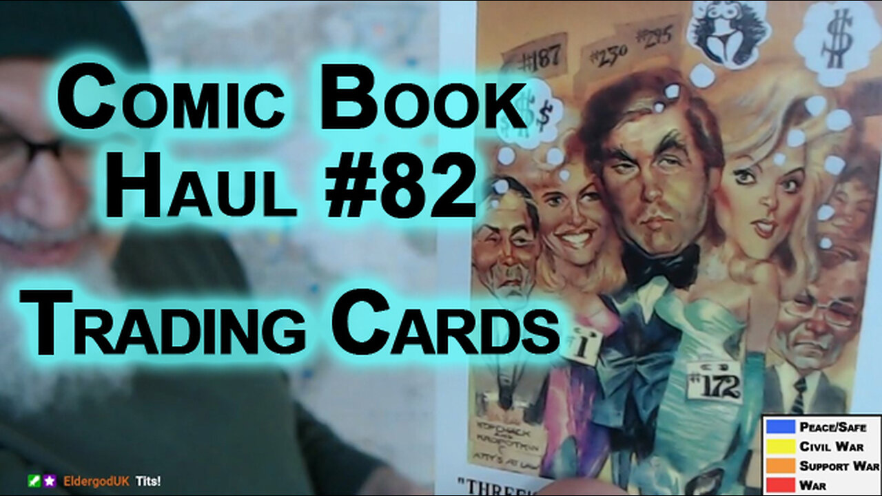 Comic Book Haul #82: Political Trading Cards, Eclipse Comics, First Three Trump Rookie Cards [ASMR]