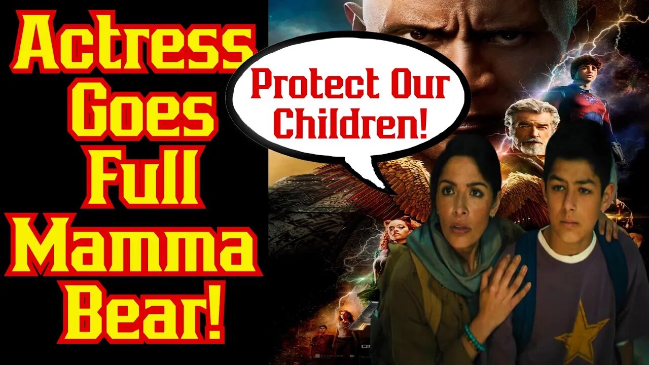 Black Adam Actress Goes To FULL Mamma Bear! Sarah Shahi