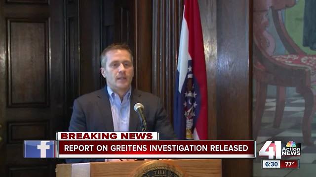 Investigative committee releases Greitens report