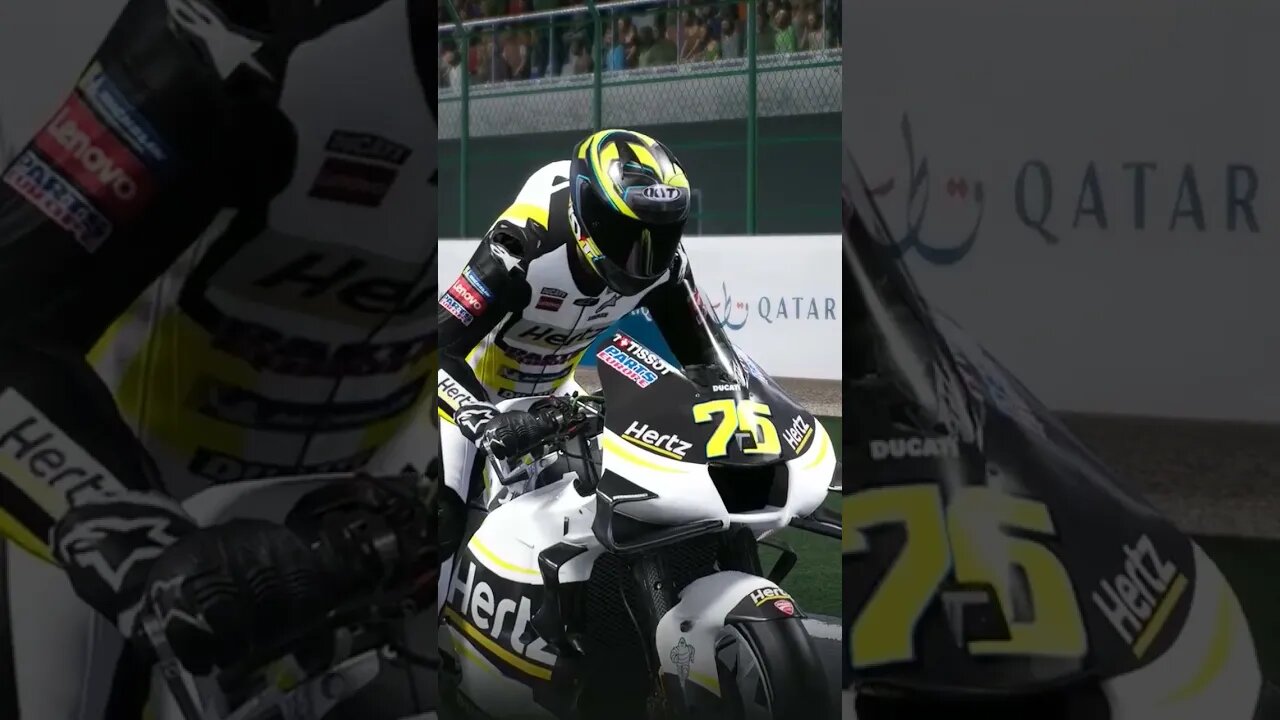 MotoGP 22 gameplay Career Mode Part 1 on PC #shorts