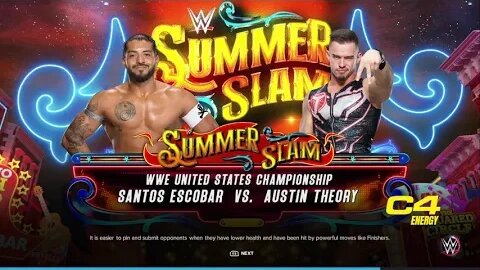 Santos Escobar vs Austin Theory for the United Stats Championship!