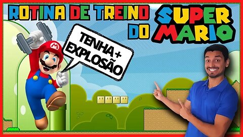 Treino do SUPER MARIO na VIDA REAL⬆️ O MELHOR Treino para PULAR mais Alto🍄Treino do MARIO BROS✅