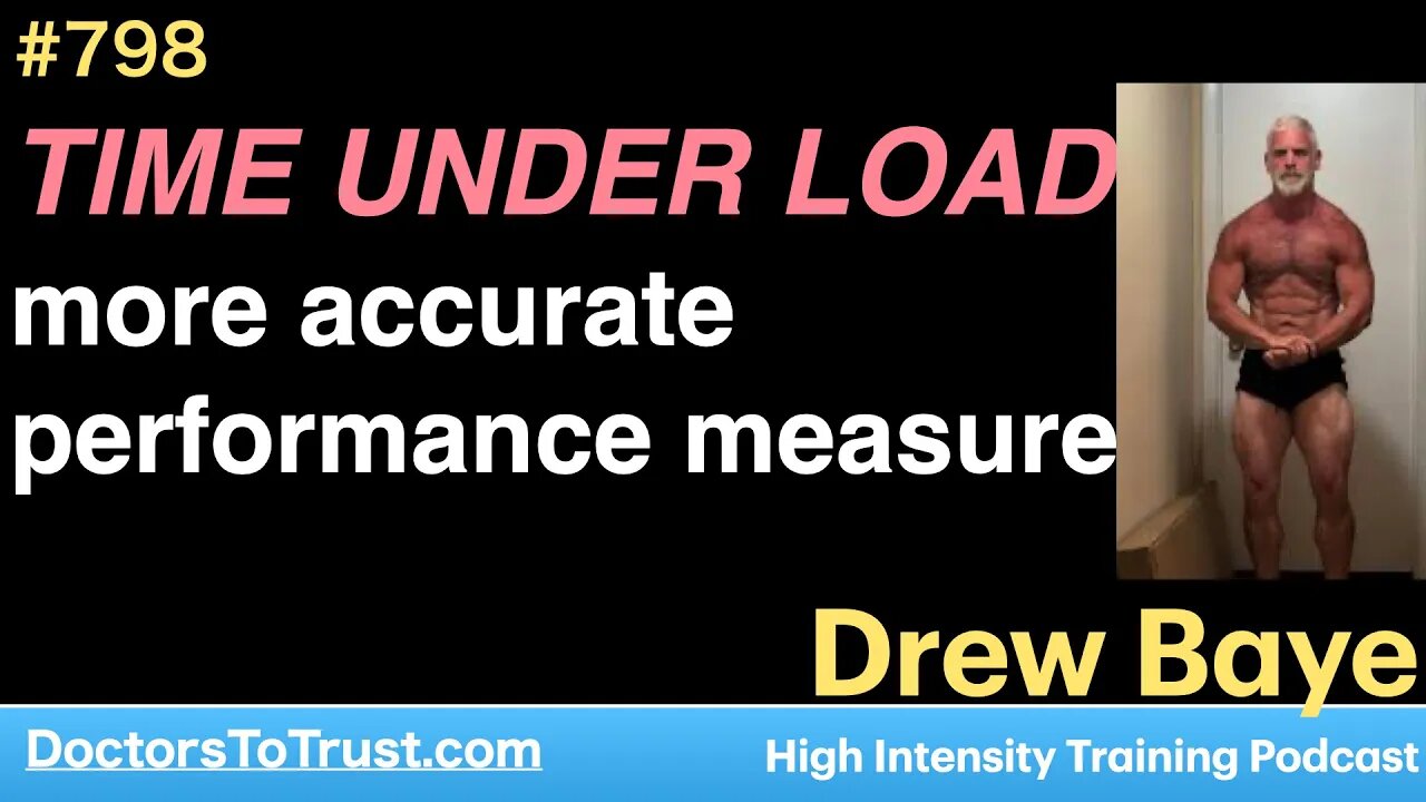 DREW BAYE 5 | TIME UNDER LOAD more accurate performance measure