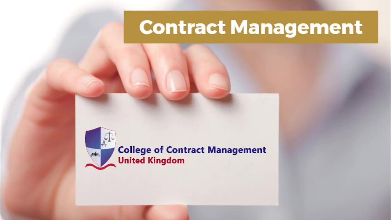 Contract Management | Study what you love!