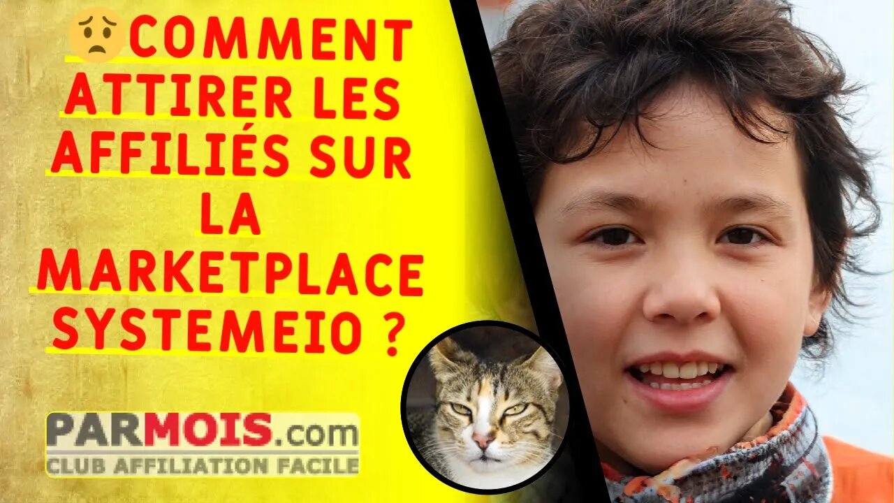 😟 Comment attirer les affiliés sur la marketplace SystemeIO ?