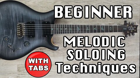 Beginner Lead Guitar Melodic Soloing Lesson with Minor Scales with TABS