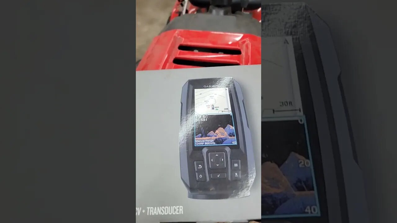 Garmin Striker Vivid 4cv kayak setup