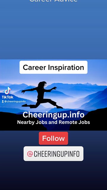 Find jobs nearby and remote jobs anywhere in the world with￼ CheeringupInfo