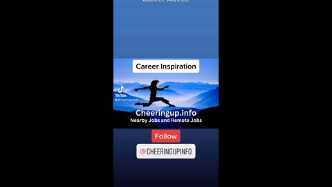 Find jobs nearby and remote jobs anywhere in the world with￼ CheeringupInfo