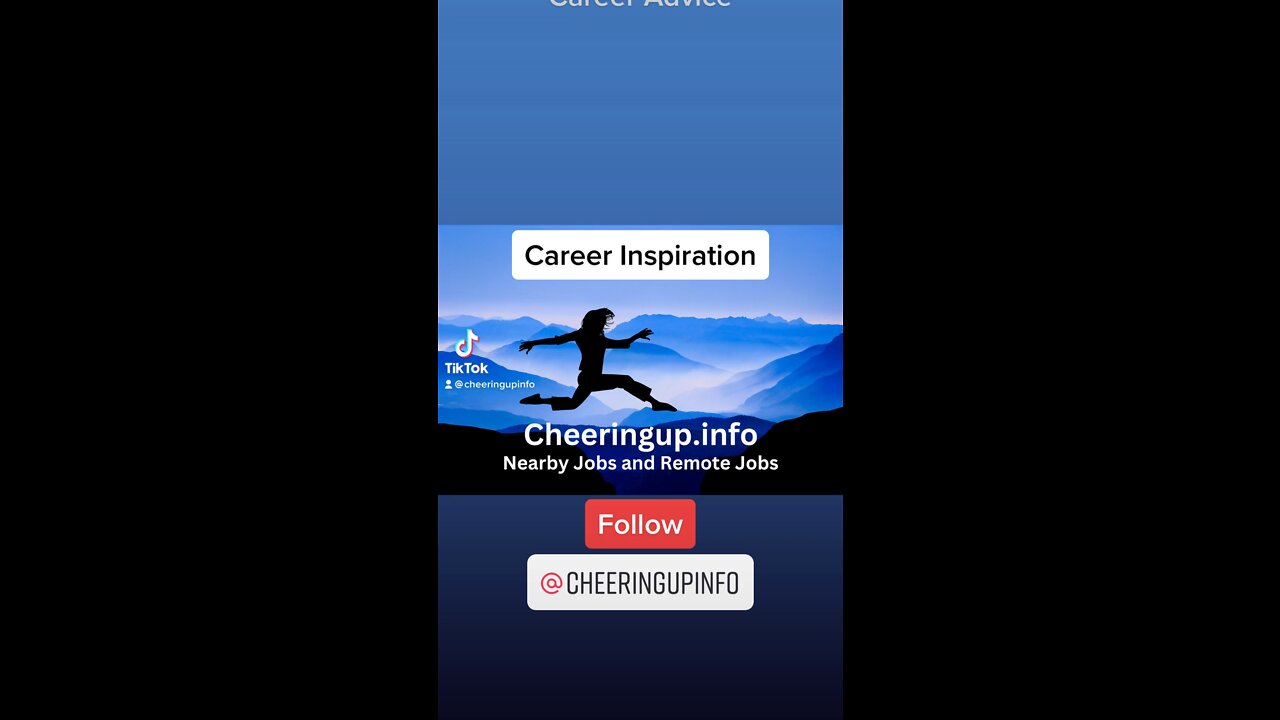 Find jobs nearby and remote jobs anywhere in the world with CheeringupInfo