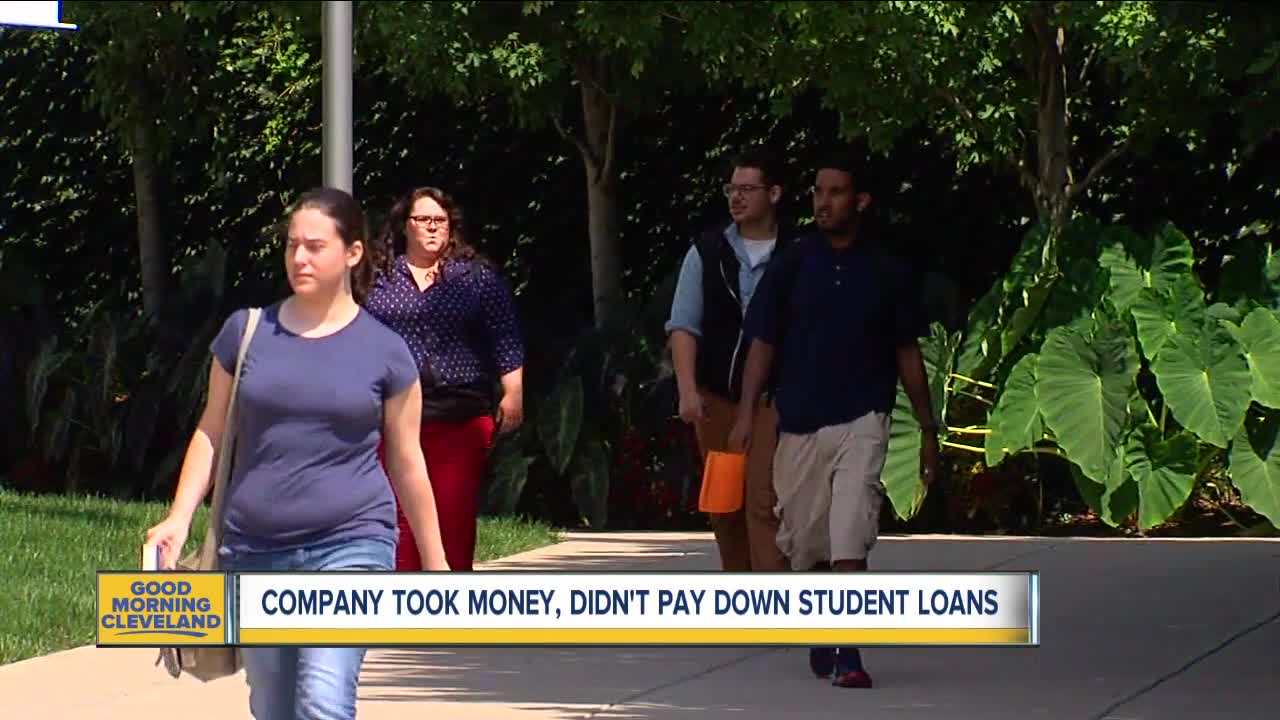 One company is taking people's money and not paying down their student loans