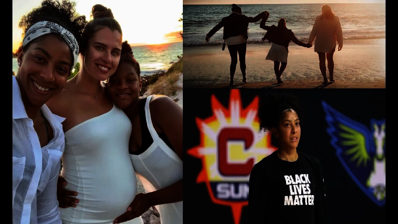 Congrats to WNBA Player & BLM Supporter Candace Parker On Fatherhood - Candace Got Her WHITE Queen!