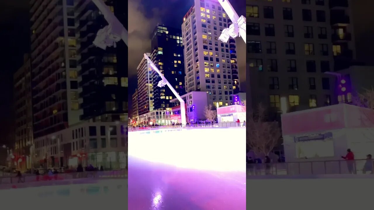 Montréal stunning outdoor ice skating