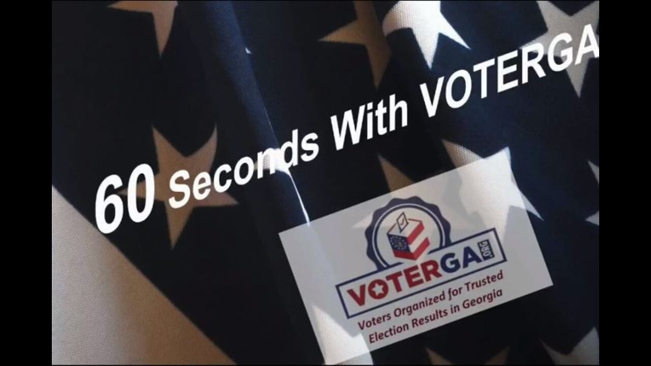 Daily 60 Seconds with VoterGA Jan 12