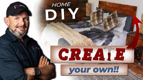 RUSTIC Barn Wood HEADBOARD || Home DIY for beginners