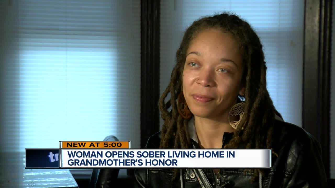 Woman opens sober living home in honor of her Grandmother who fought addiction